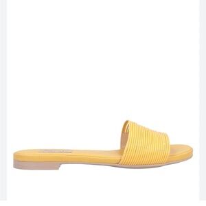 Agl Yellow Slide Sandal